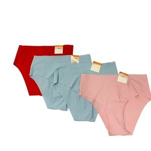 AQUA BLOOMINGDALES INTIMATES NWT seamless hipster panty lot of 4 size S